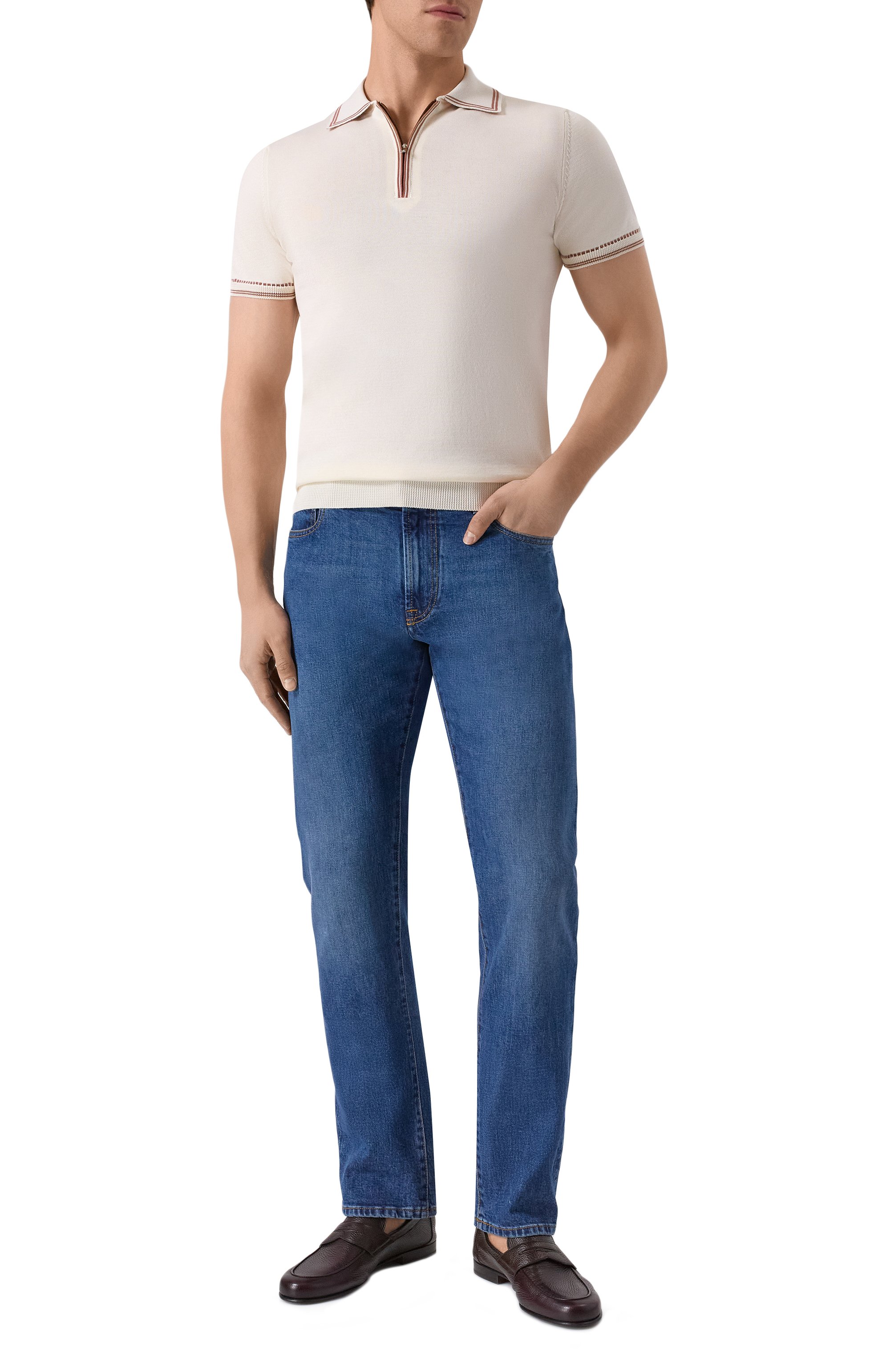 Хлопковое поло DANIELE FIESOLI, арт. DF0327, фото 2