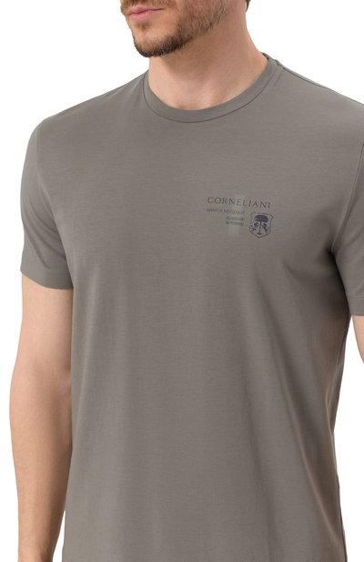 Хлопковая футболка CORNELIANI, арт. 25G580-2525058, фото 5