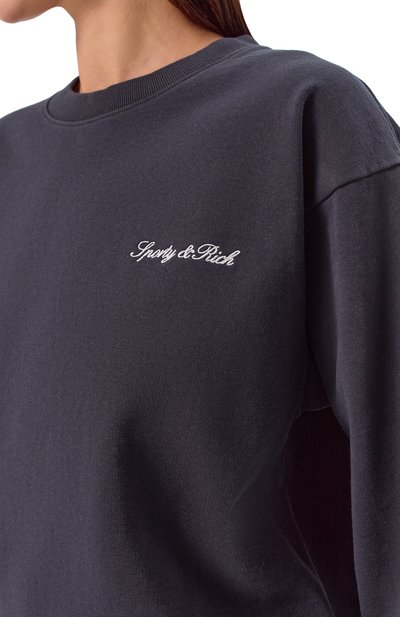 Хлопковый свитшот SPORTY AND RICH, арт. ST07160326BA01, фото 5