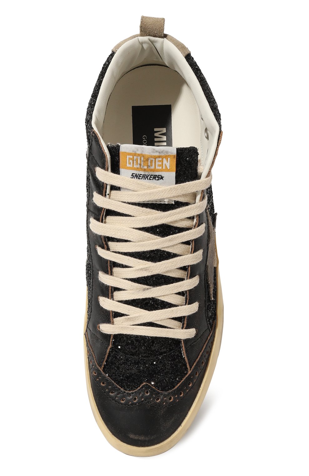 Комбинированные кеды mid star GOLDEN GOOSE DELUXE BRAND, арт. GWF00122.F003978, фото 6
