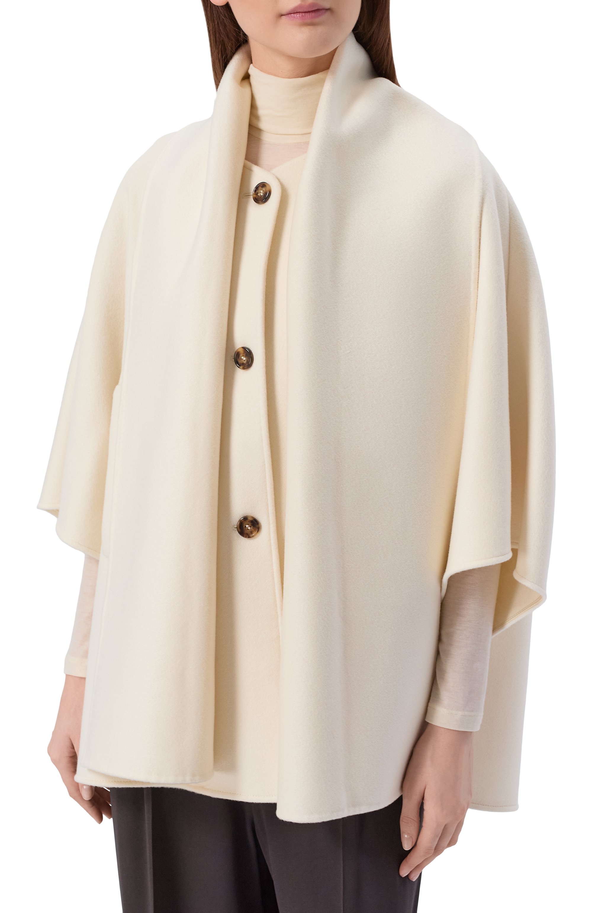 Кашемировый кейп MAX MARA, арт. MXABLAS0NE, фото 3