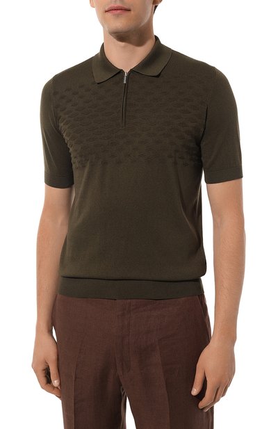 Поло из шелка и хлопка ZILLI, арт. KZP002M0145VVC000, фото 3