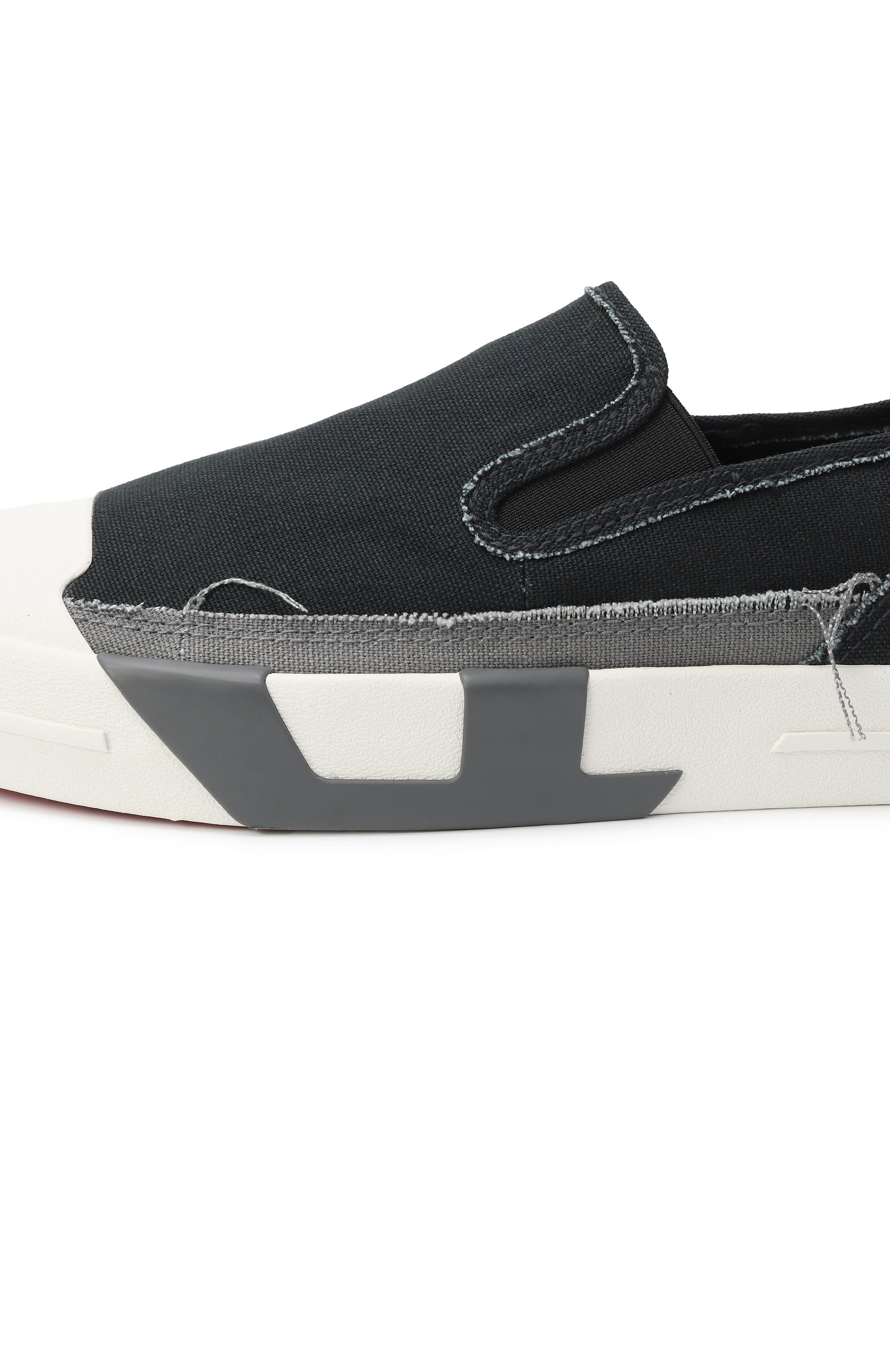 Текстильные слипоны s-d-verse DIESEL черного цвета по цене 18100 руб., арт. Y03552/PR012, фото 7 Текстильные слипоны s-d-verse DIESEL, арт. Y03552/PR012, фото 7