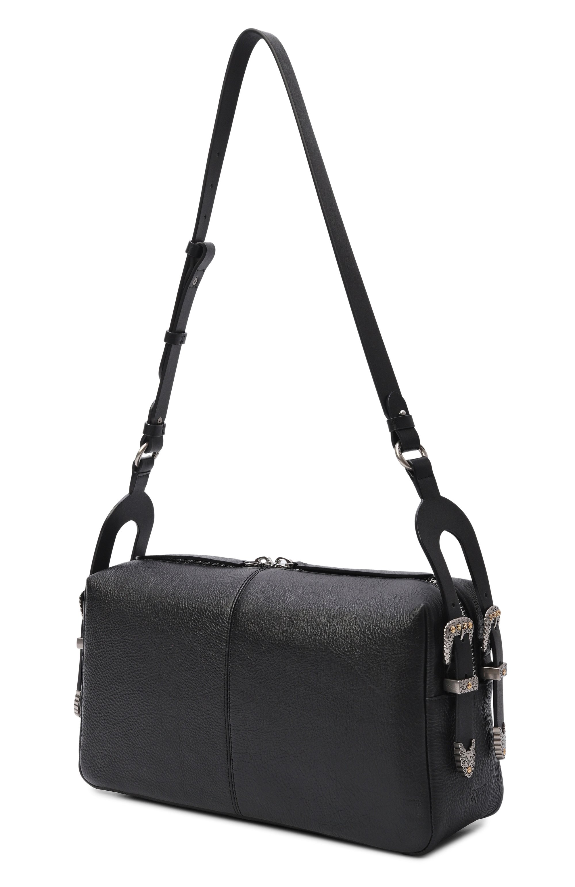 Сумка keeper PINKO черного цвета по цене 47800 руб., арт. 106676/A2JG, фото 4 Сумка keeper PINKO, арт. 106676/A2JG, фото 4