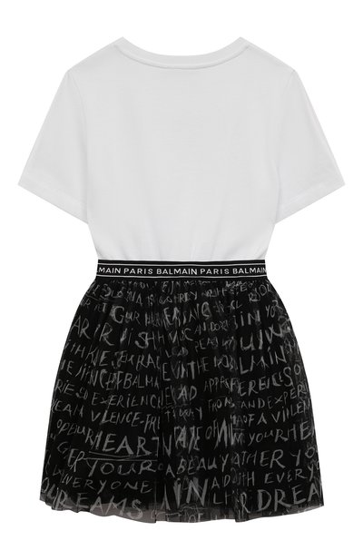 Хлопковое платье BALMAIN, арт. BS1A51