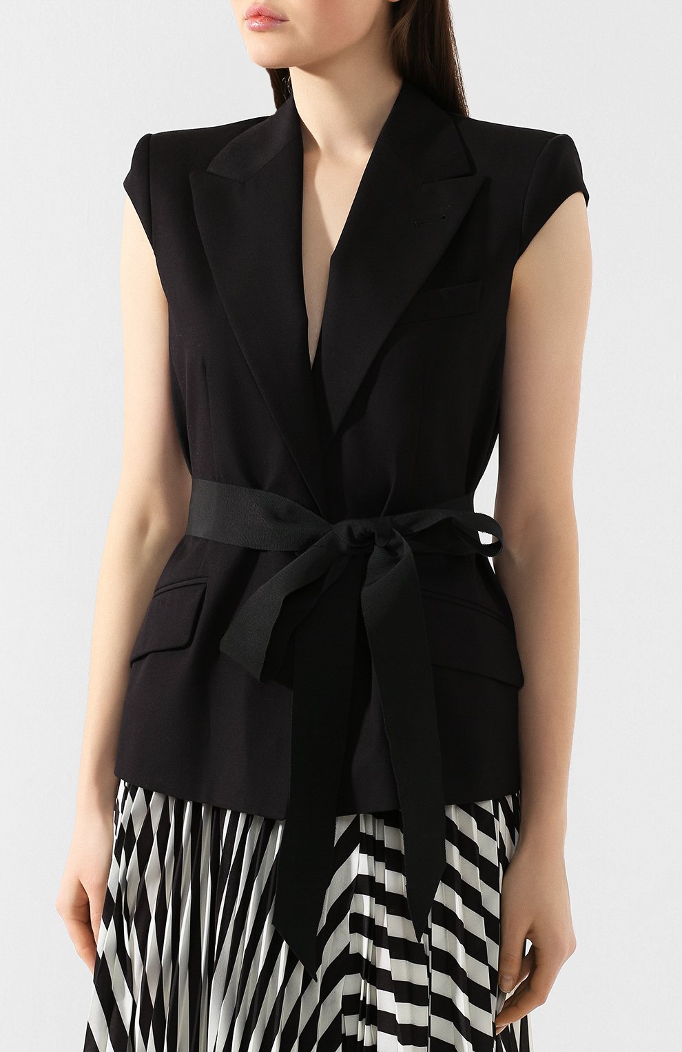 Жилет из смеси хлопка и шерсти DRIES VAN NOTEN, арт. 201-30282-9293, фото 3