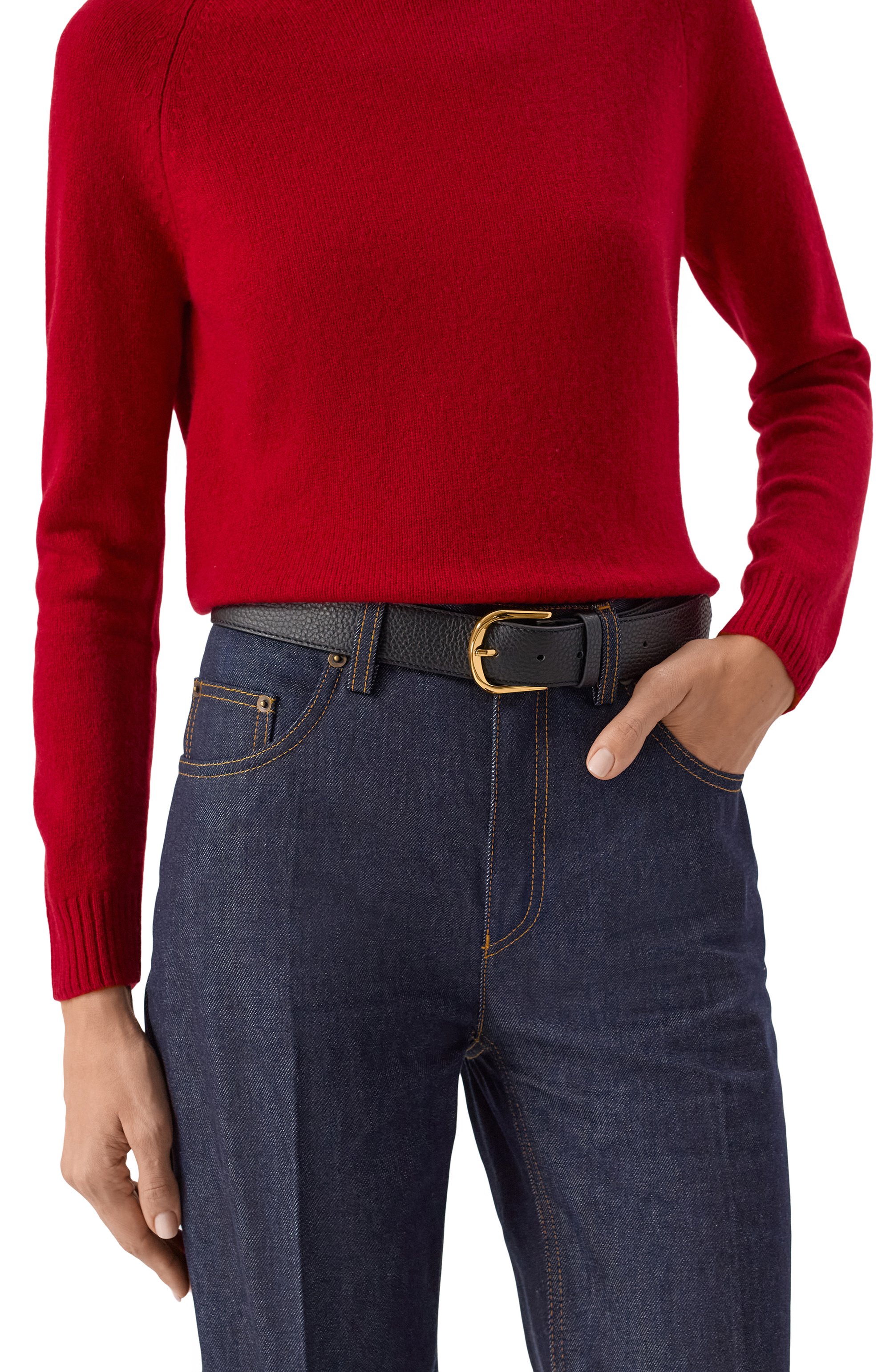 Кожаный ремень COCCINELLE, арт. E3 T0P 11 07 01, фото 2