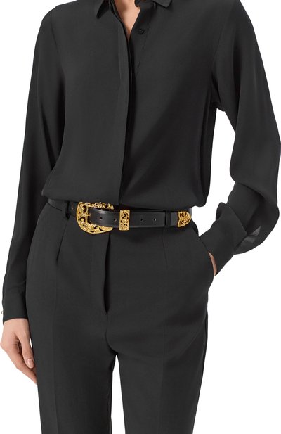 Женский кожаный ремень DEHANCHE, арт. VERSAILLE G0LD/LEATHER