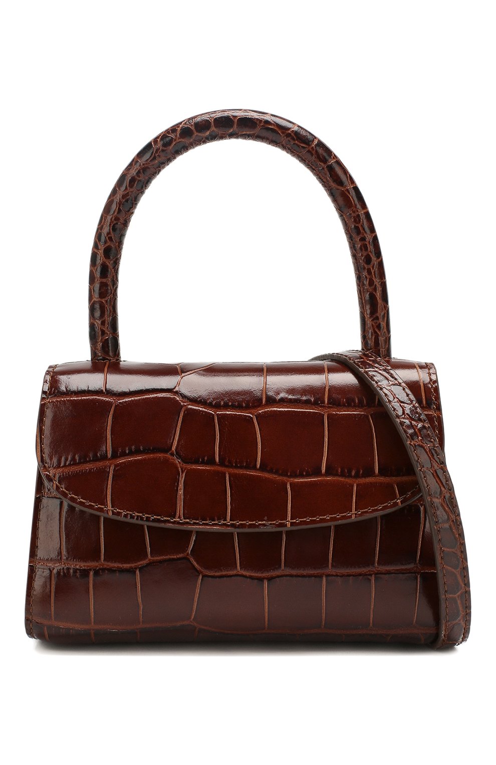 Сумка mini BY FAR коричневого цвета по цене 55150 руб., арт. 18FWMINANEDSMA, фото 6 Сумка mini BY FAR, арт. 18FWMINANEDSMA, фото 6