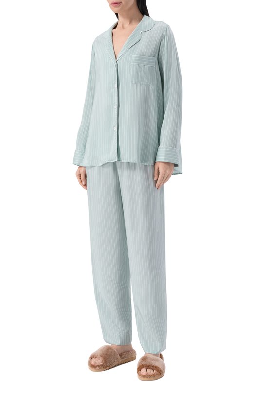 Пижама из вискозы и шелка Zimmerli 5149-11004 Зелёный  5149-11004 Фото 2