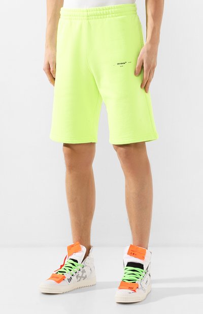 Хлопковые шорты OFF-WHITE, арт. 0MCI006R20D250176210, фото 3