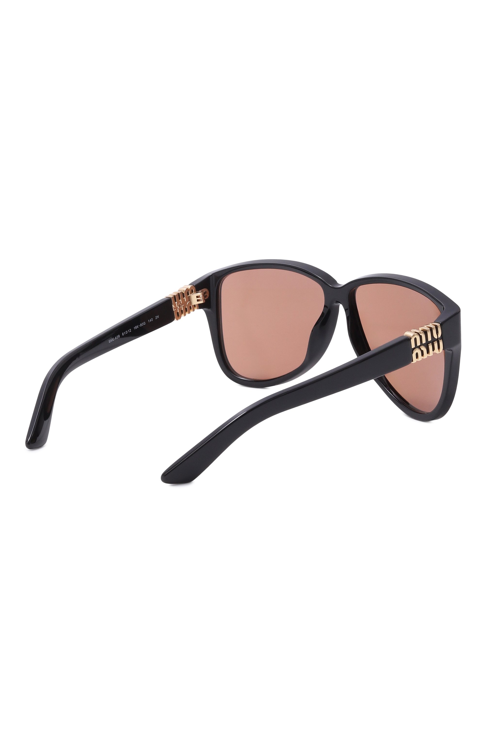 Солнцезащитные очки MIU MIU черного цвета по цене 54100 руб., арт. A08S-16K90Q, фото 3 Солнцезащитные очки MIU MIU, арт. A08S-16K90Q, фото 3