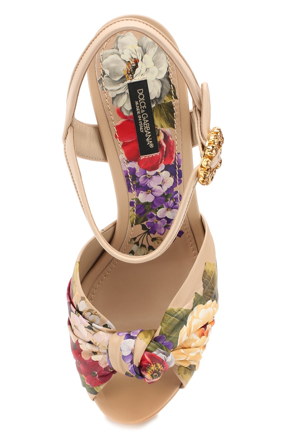 Кожаные босоножки bianca DOLCE & GABBANA, арт. CZ0219/AX741, фото 5