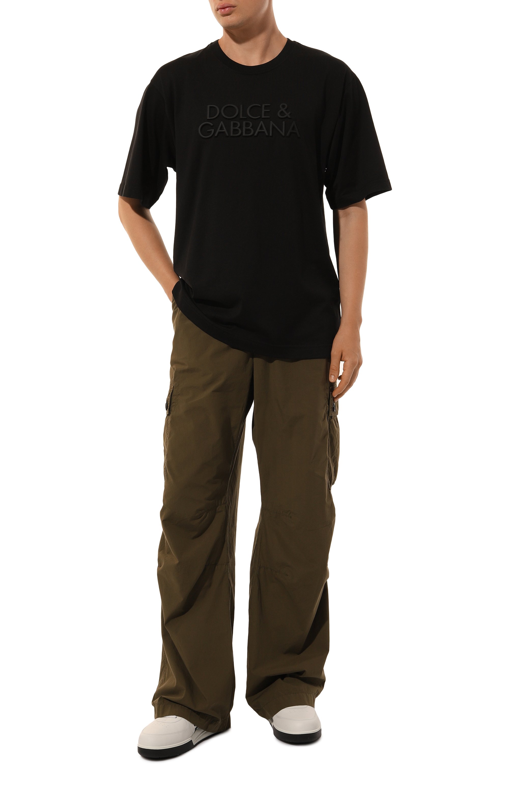 Хлопковая футболка DOLCE & GABBANA, арт. G8PN9Z/G7NWN, фото 2