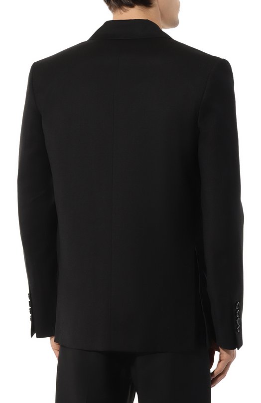 Шерстяной пиджак Ann Demeulemeester 2402-M-JA10-FA515-099 Чёрный  2402-M-JA10-FA515-099 Фото 4