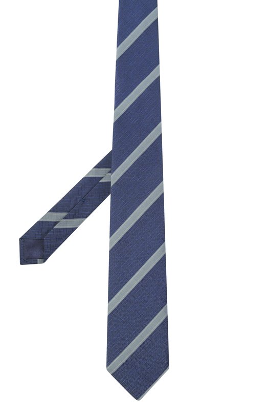 Шелковый галстук Zilli CRAV02M0600VER000 Синий  CRAV02M0600VER000 Фото 3