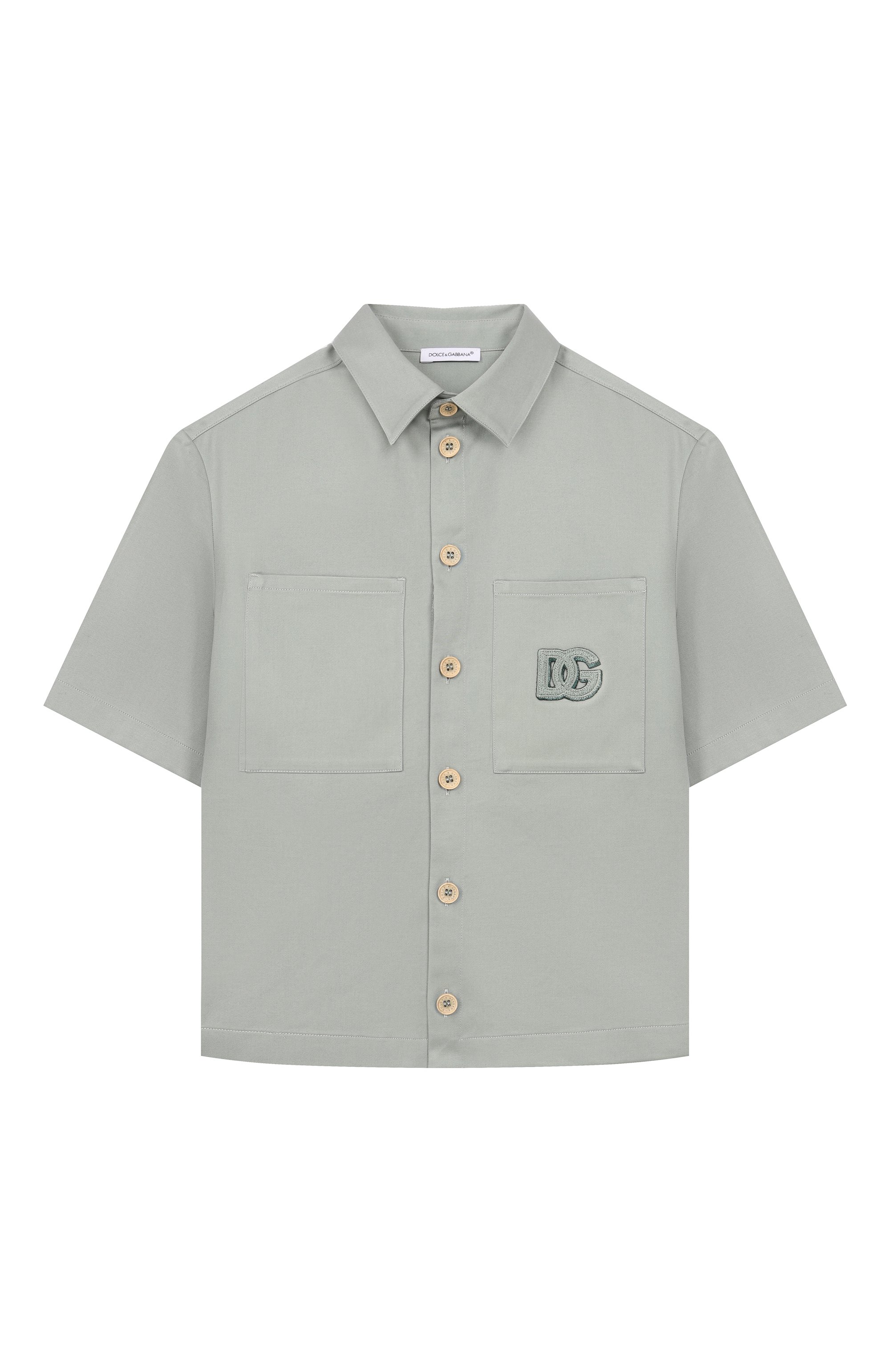 Хлопковая рубашка DOLCE & GABBANA, арт. L44S68/FUFKA_001, фото 1