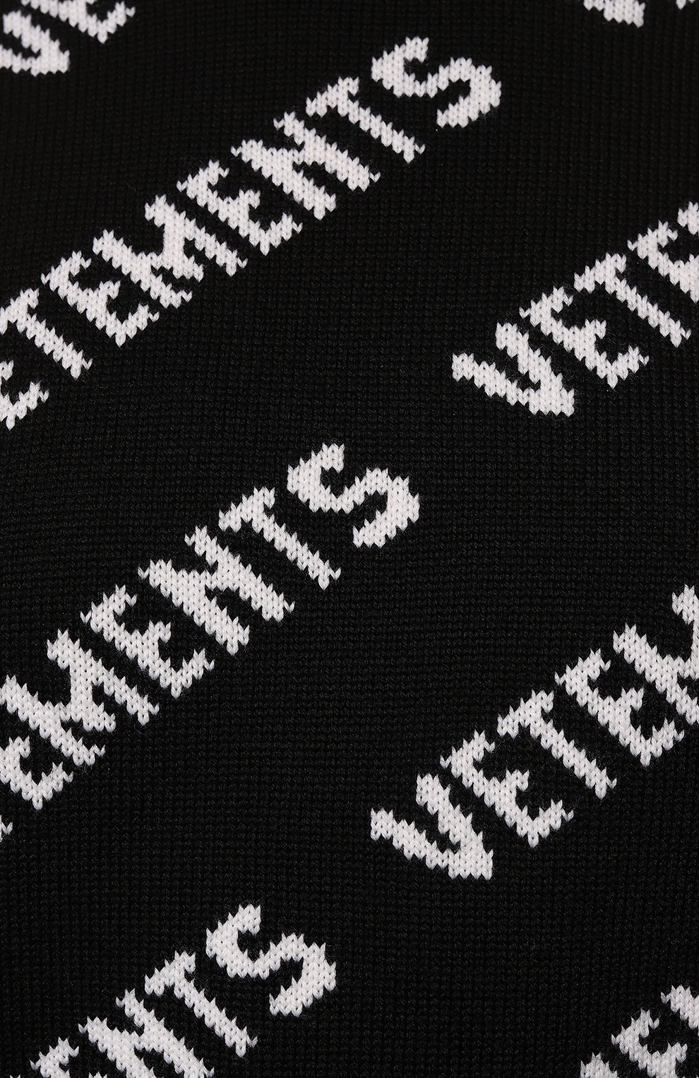 Шерстяной свитер VETEMENTS черного цвета по цене 126500 руб., арт. UA53KN300B, фото 5 Шерстяной свитер VETEMENTS, арт. UA53KN300B, фото 5