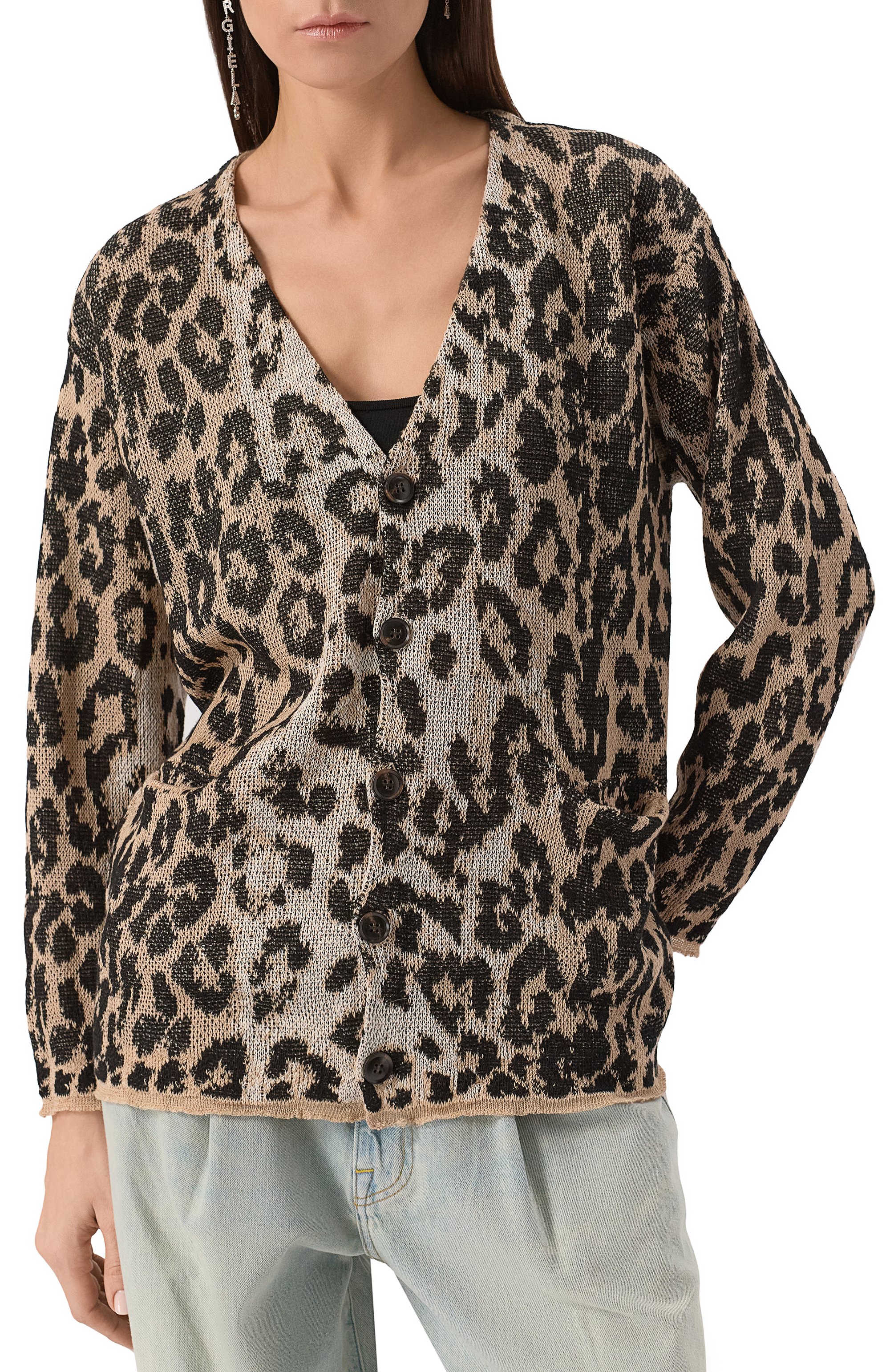 Льняной кардиган R13, арт. R13WY268-Y192B, фото 3