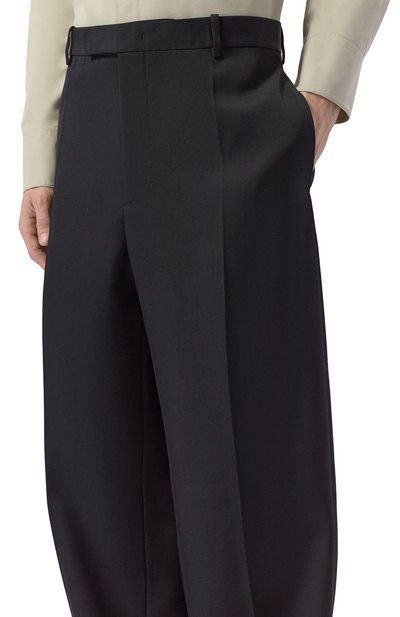 Шерстяные брюки JIL SANDER черного цвета по цене 156000 руб., арт. J61KA0064/J40002, фото 5 Шерстяные брюки JIL SANDER, арт. J61KA0064/J40002, фото 5