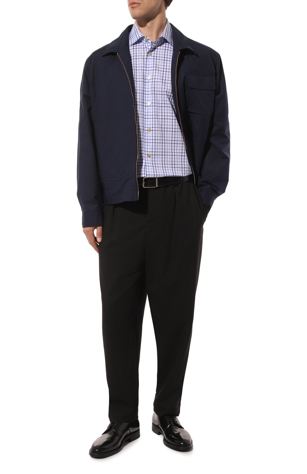 Хлопковая рубашка KITON, арт. UCIH08879, фото 2