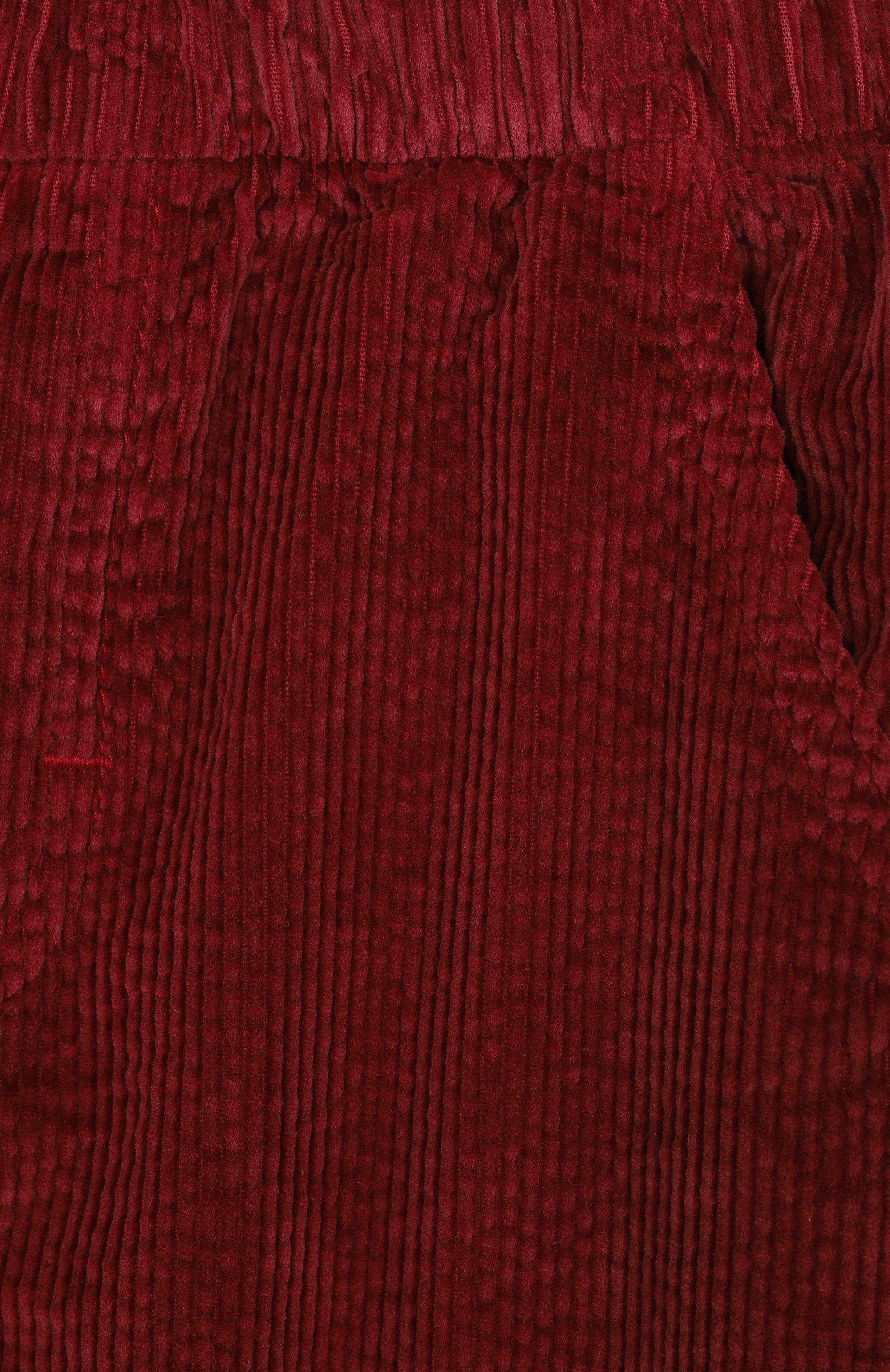 Вельветовые джоггеры IL GUFO бордового цвета по цене 13550 руб., арт. A25GPL0015V6021/24M-36M, фото 3 Вельветовые джоггеры IL GUFO, арт. A25GPL0015V6021/24M-36M, фото 3