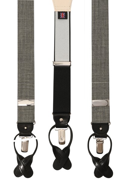 Мужские вельветовые подтяжки ALBERT THURSTON, арт. 20 2IN1