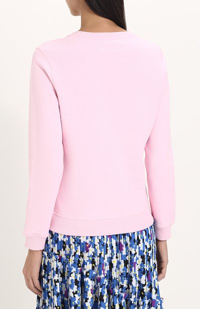 Хлопковый свитшот с контрастной вышивкой KENZO, арт. 2SW7104XI, фото 4