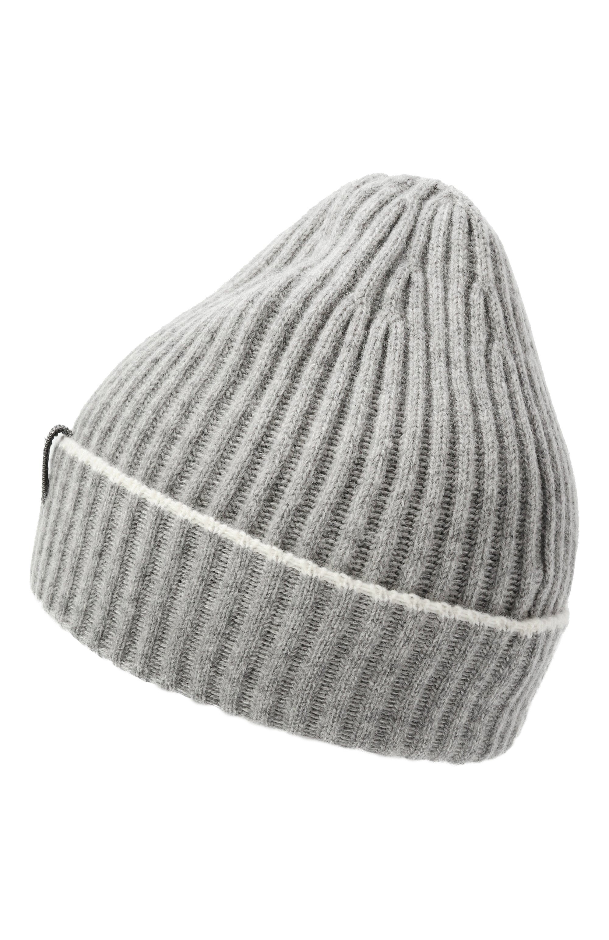 Кашемировая шапка BRUNELLO CUCINELLI, арт. B12M73499A, фото 2