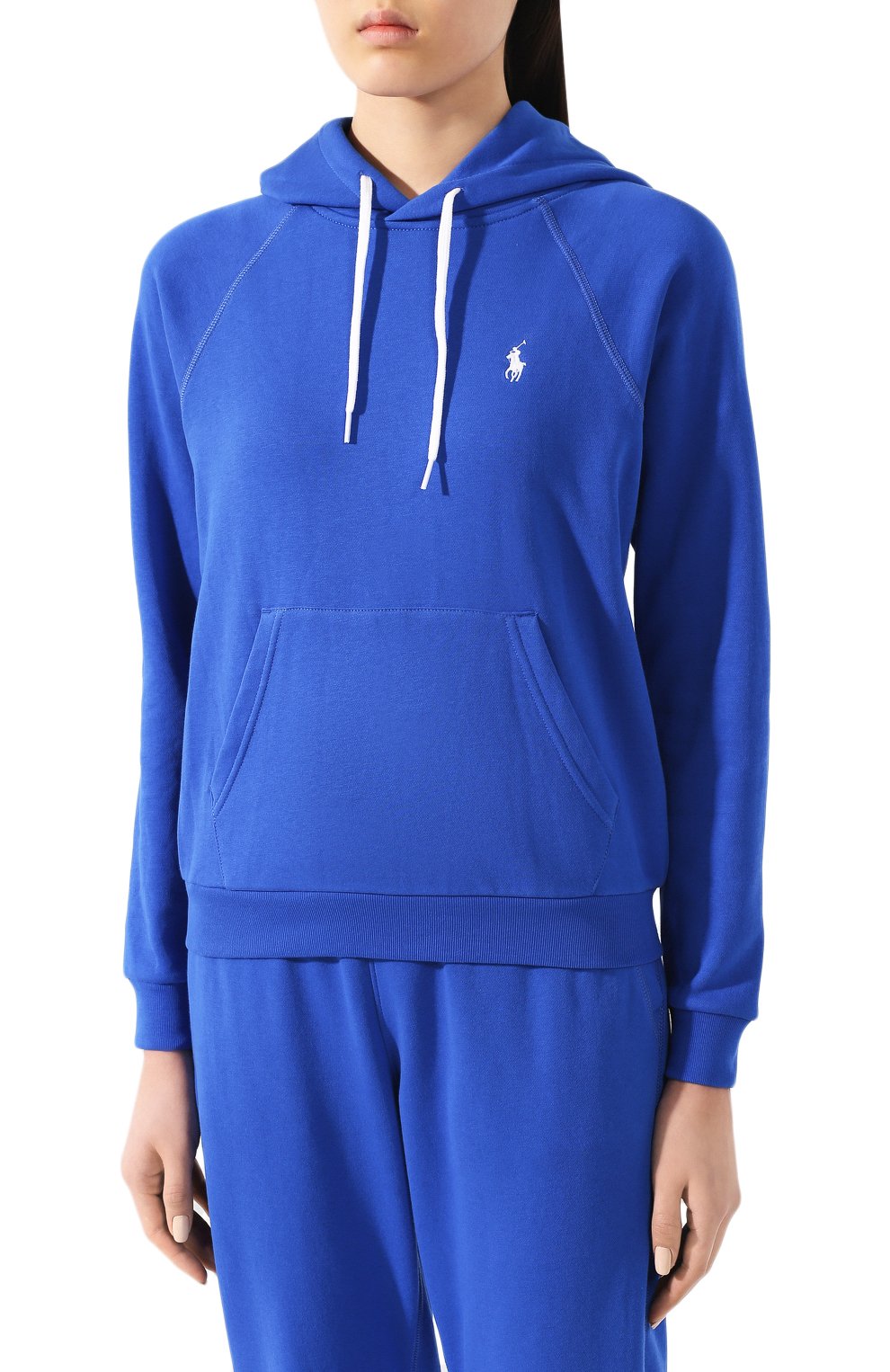 Хлопковое худи POLO RALPH LAUREN темно-синего цвета по цене 17800 руб., арт. 211790473, фото 3 Хлопковое худи POLO RALPH LAUREN, арт. 211790473, фото 3