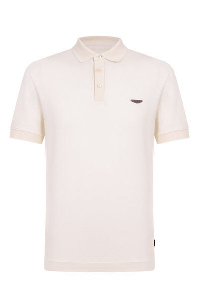 Мужское поло из хлопка и шелка boss x aston martin BOSS CAMEL, арт. 50537882