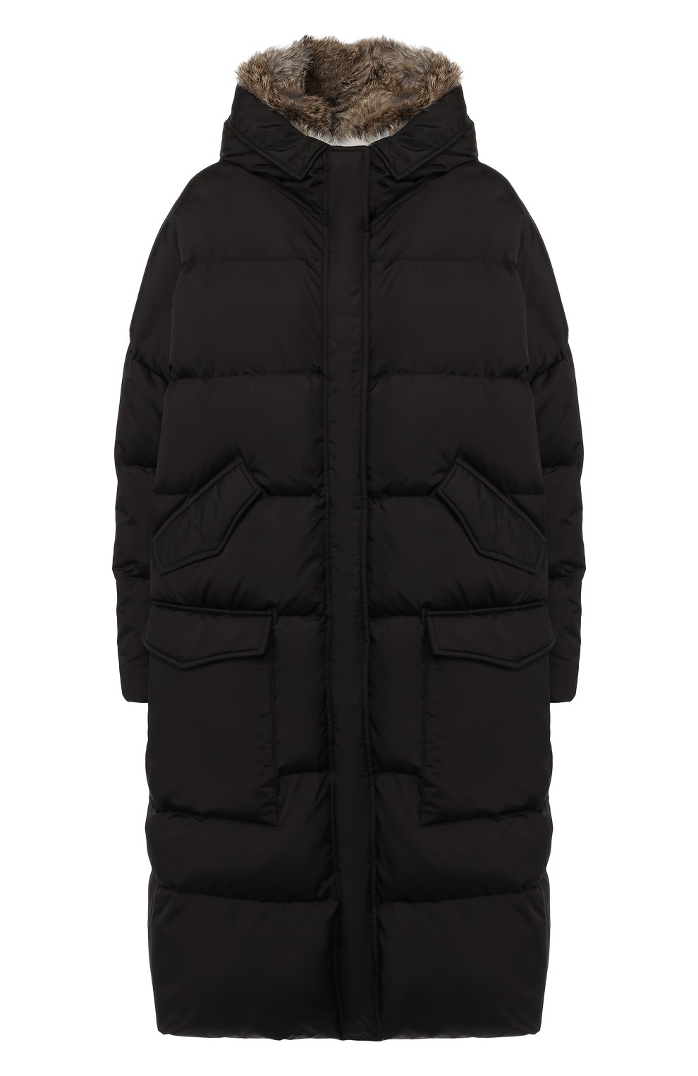 Пуховик с меховой отделкой капюшона LEMPELIUS, арт. 3000/276R, фото 1