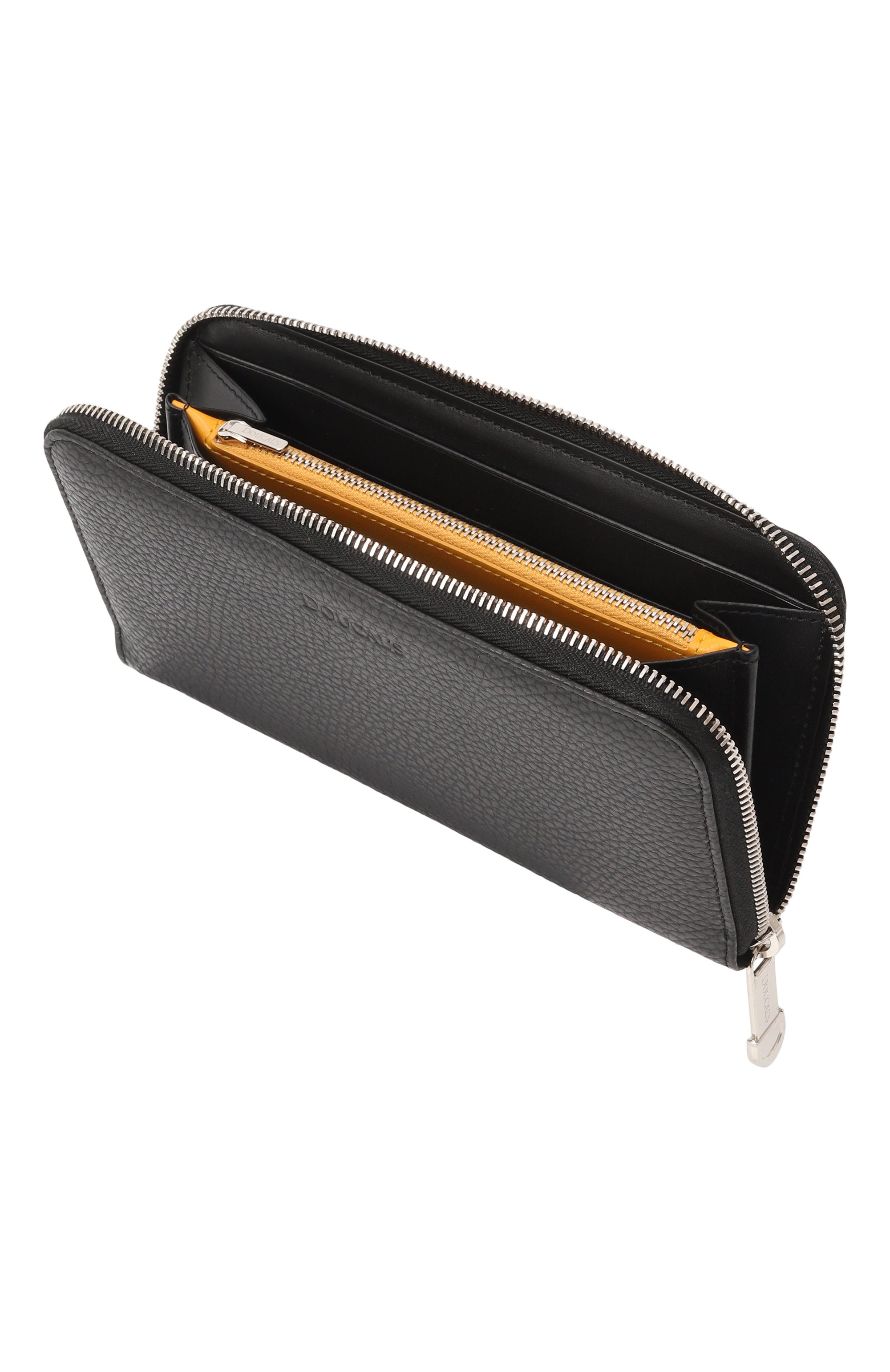 Кожаное портмоне continental DOUCAL'S черного цвета по цене 47100 руб., арт. DA0016TU0, фото 3 Кожаное портмоне continental DOUCAL'S, арт. DA0016TU0, фото 3