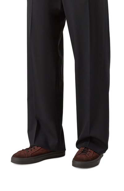 Замшевые кеды gloria SANTONI, арт. MBGG22120SM0TZIR, фото 3