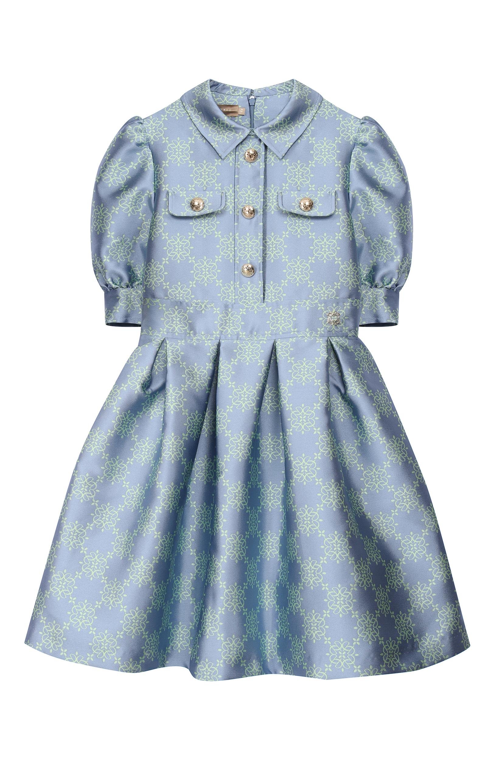 Платье ELIE SAAB JUNIOR тёмно-голубого цвета по цене 104500 руб., арт. EFAB146/TS1133, фото 1 Платье ELIE SAAB JUNIOR, арт. EFAB146/TS1133, фото 1