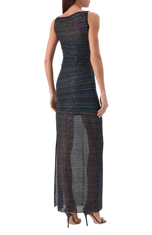 Платье с отделкой пайетками Missoni DS25WG12/BK01CL Разноцветный  DS25WG12/BK01CL Фото 3