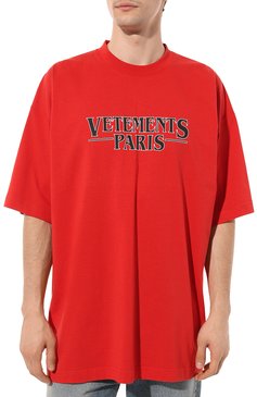 Хлопковая футболка VETEMENTS, арт. UE54TR330R, фото 6