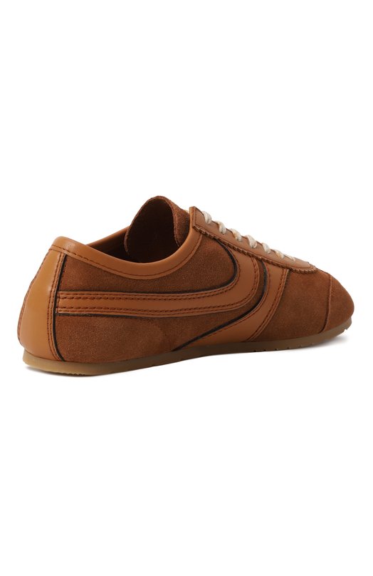 Замшевые кеды Dries Van Noten WS251-1159 Коричневый  WS251-1159 Фото 5