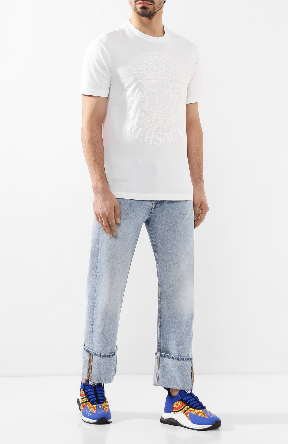 Комбинированные кроссовки cross chainer VERSACE, арт. DSU7349/DCRTSG, фото 2