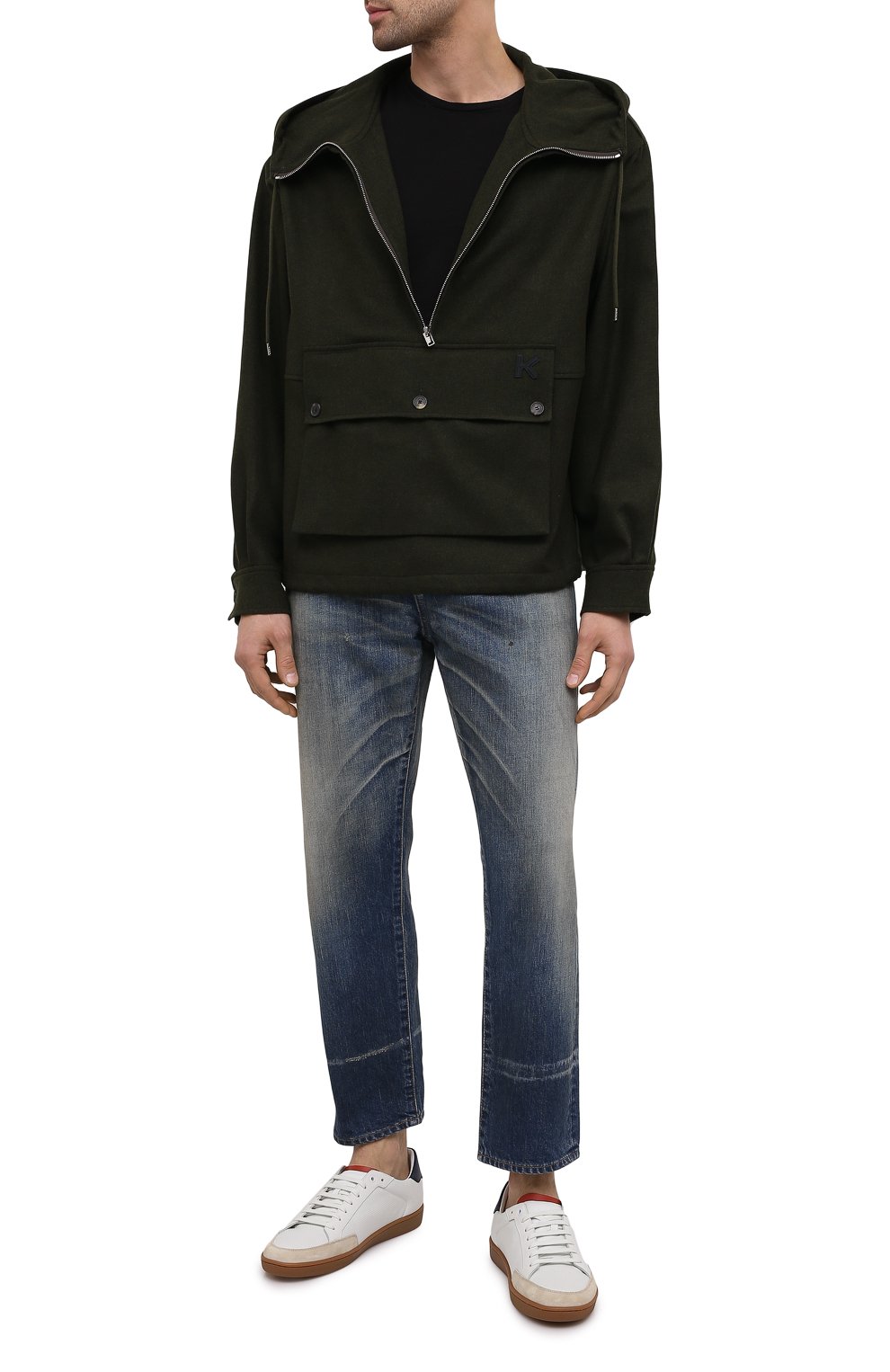 Анорак KENZO хаки цвета по цене 66050 руб., арт. FA65BL0491RA, фото 2 Анорак KENZO, арт. FA65BL0491RA, фото 2