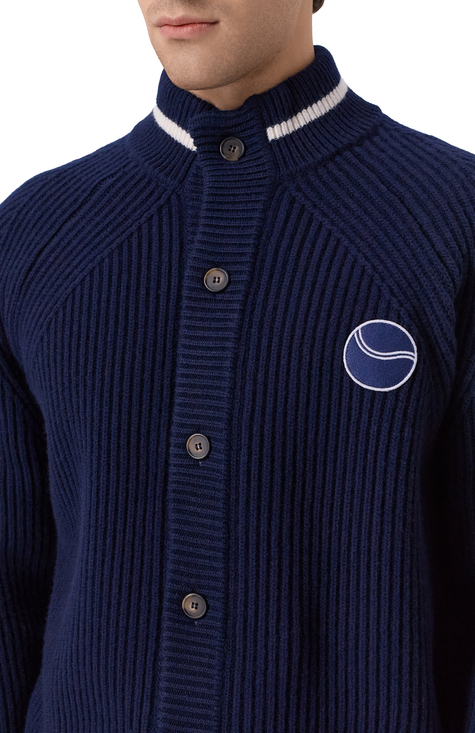 Шерстяной кардиган KITON, арт. UMM070402, фото 5