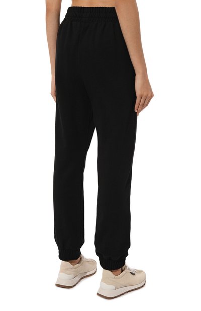 Хлопковые джоггеры PINKO черного цвета по цене 17400 руб., арт. 100371/A162, фото 4 Хлопковые джоггеры PINKO, арт. 100371/A162, фото 4