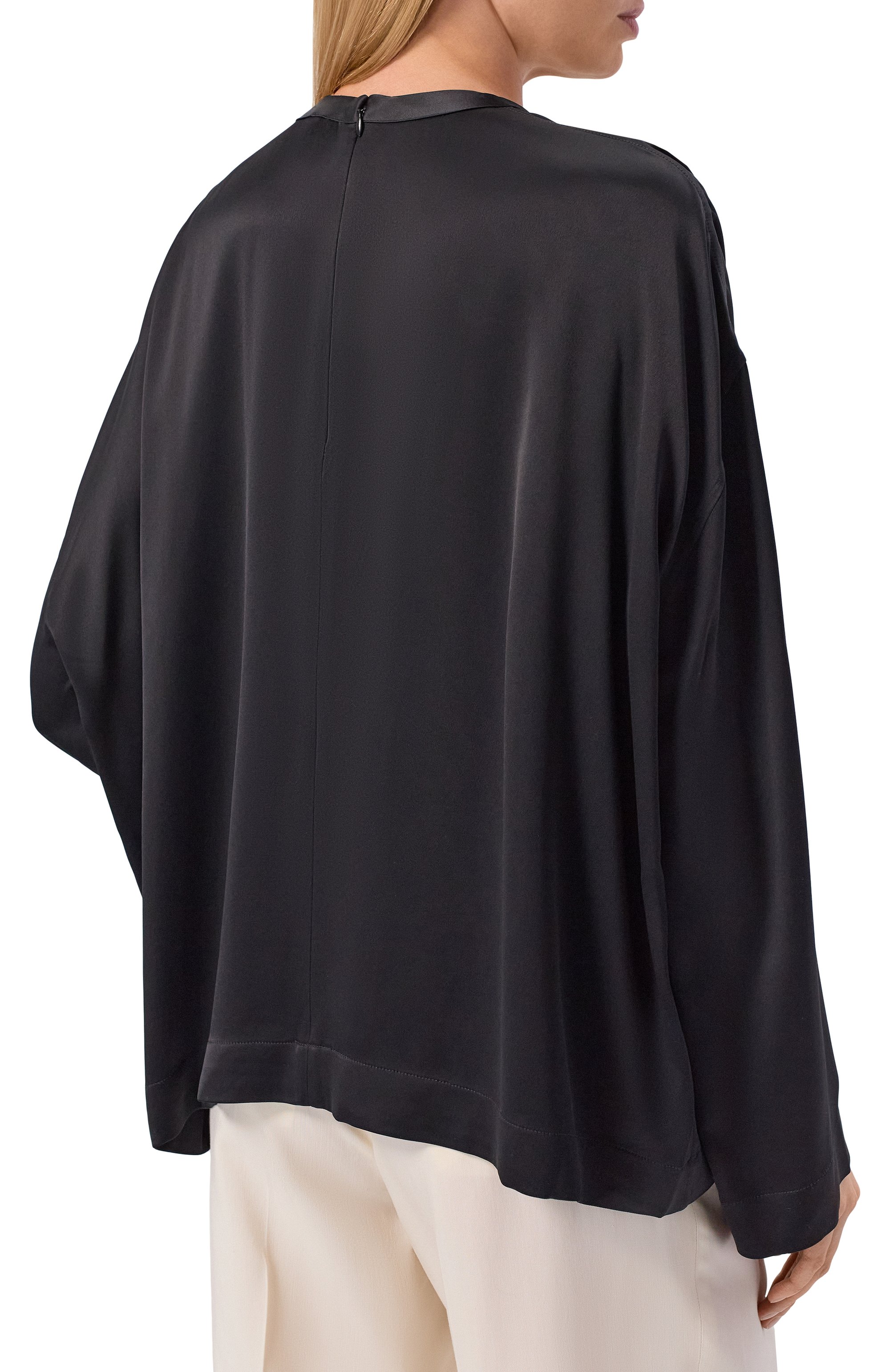 Атласный топ TOTEME, арт. 261-WRT0656-FB0546, фото 4