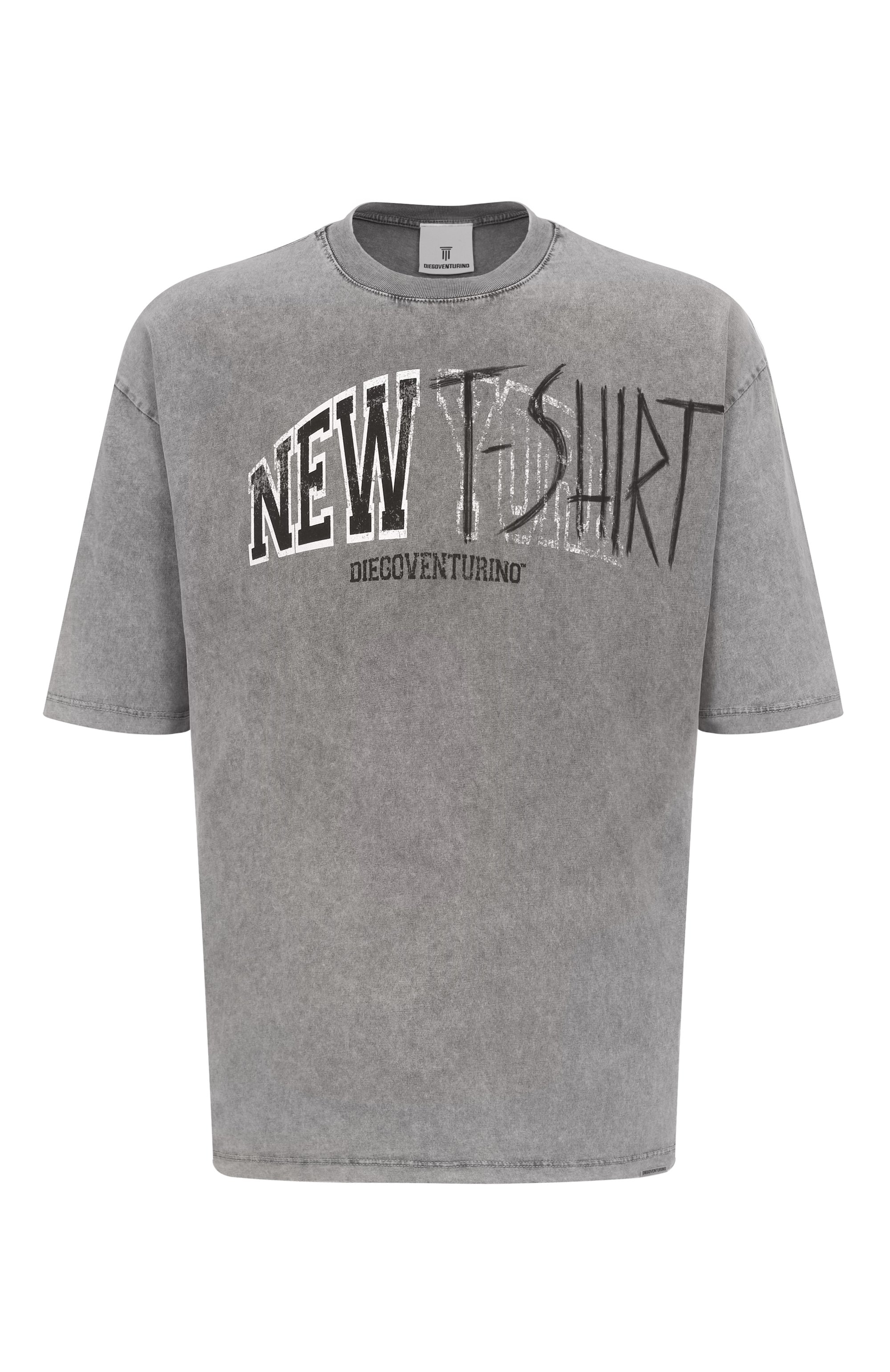 Хлопковая футболка DIEGO VENTURINO, арт. DVTS0NEW-T, фото 1