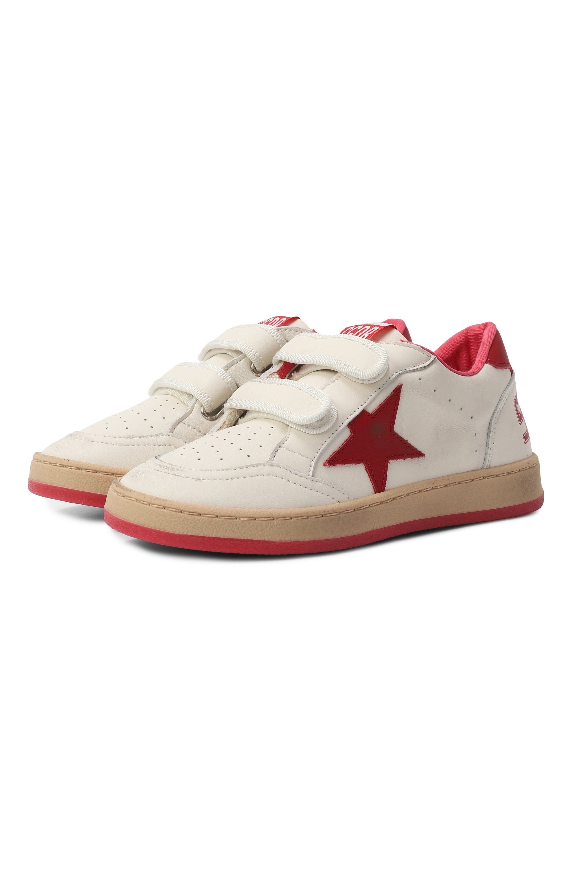Кожаные кеды ball star GOLDEN GOOSE DELUXE BRAND, арт. GYF00501.F004247, фото 1