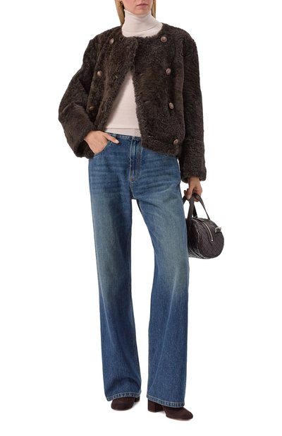 Двусторонняя дубленка из овчины BRUNELLO CUCINELLI, арт. MPMBP7426, фото 2