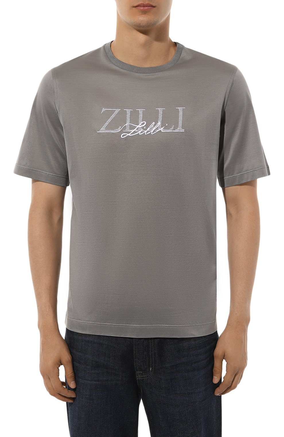 Хлопковая футболка ZILLI, арт. TSR02AM0110VZF173, фото 3