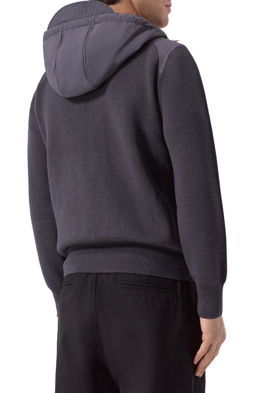 Шерстяной кардиган Parajumpers 25WMPMKNRK06 Серый  25WMPMKNRK06 Фото 4