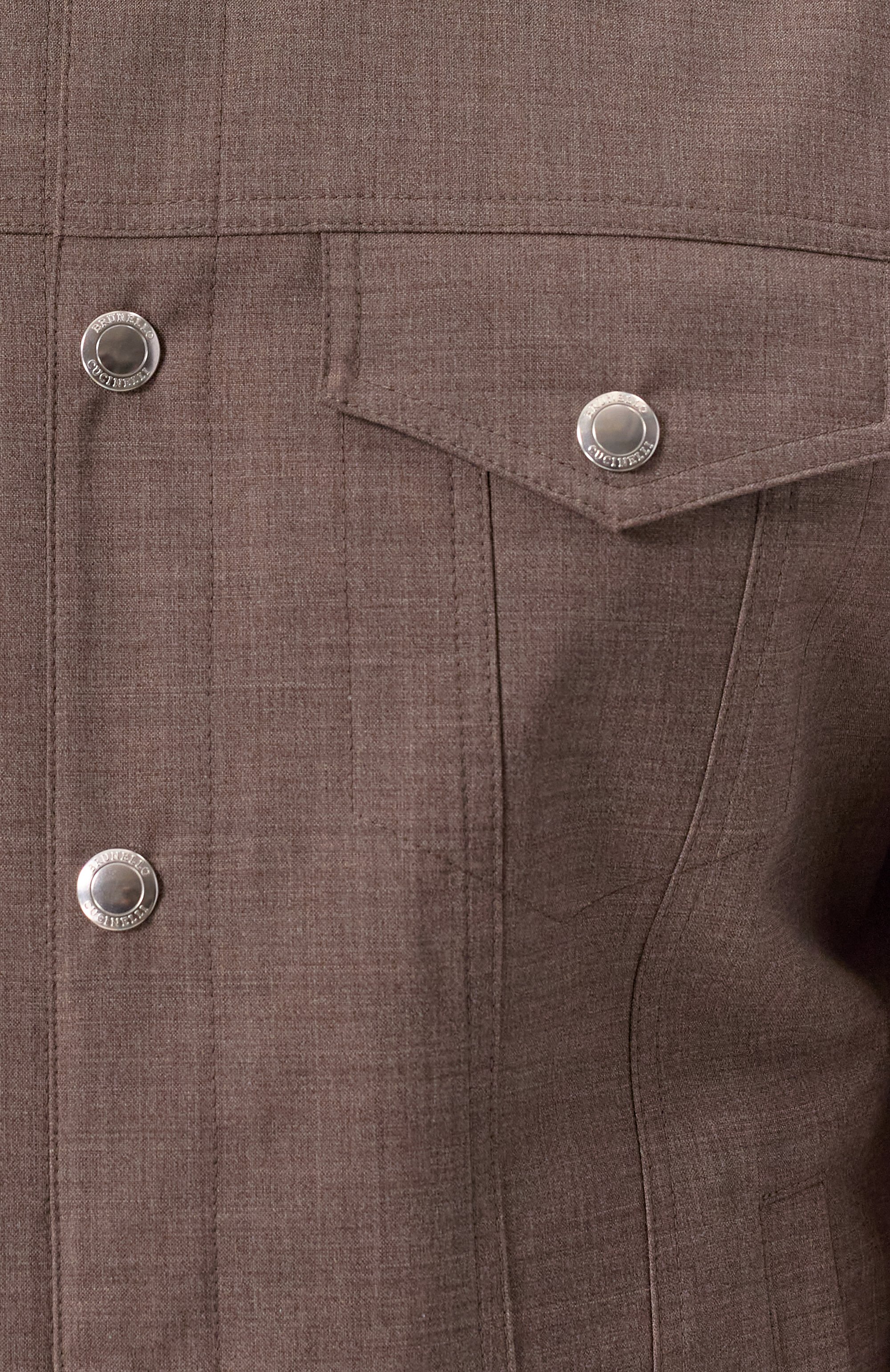 Шерстяная куртка-рубашка BRUNELLO CUCINELLI, арт. MM4506413, фото 6