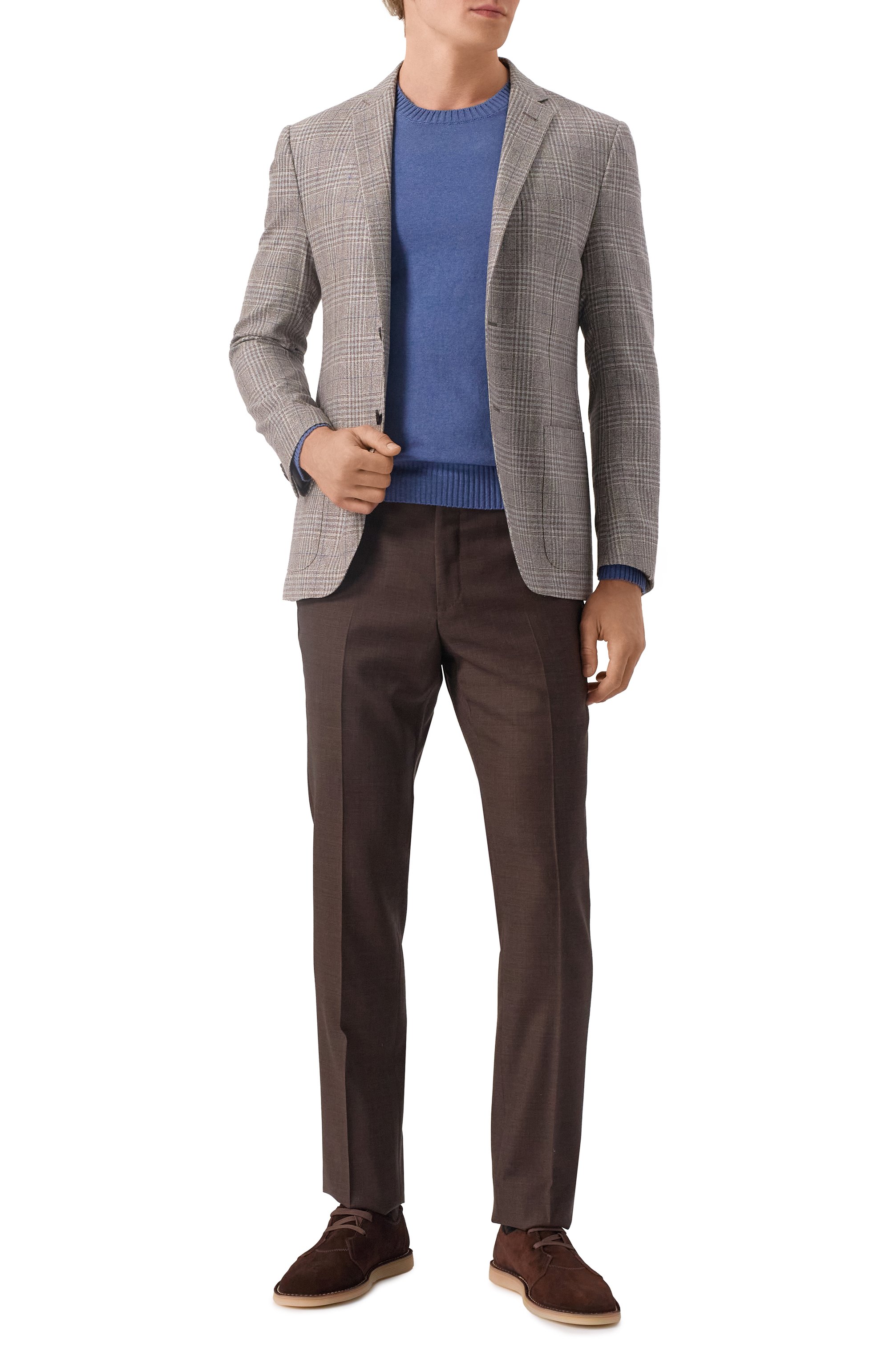 Шерстяные брюки CORNELIANI, арт. 255B01-2517087, фото 2